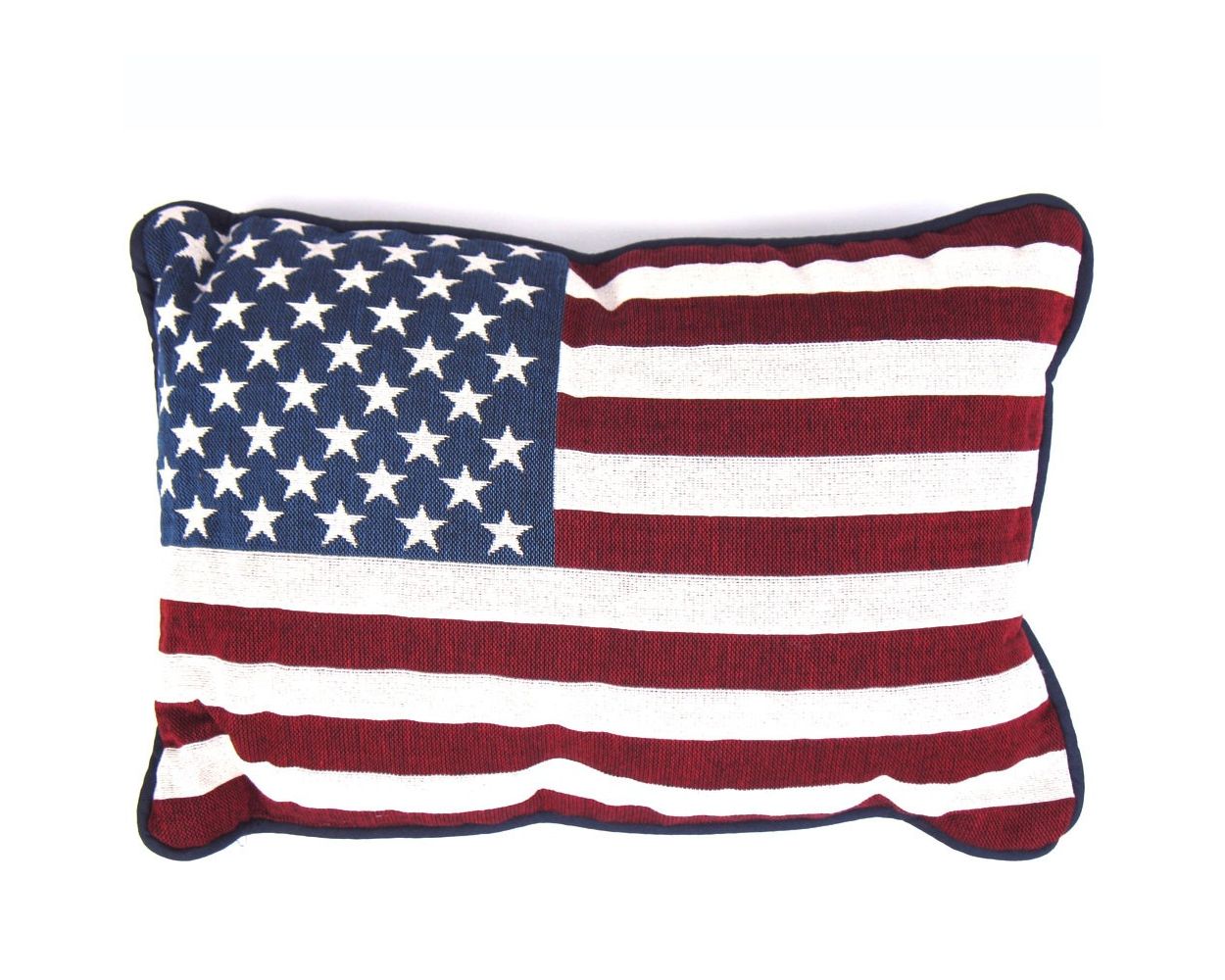 Amerikanische Flagge Kissen (100 % Baumwolle)