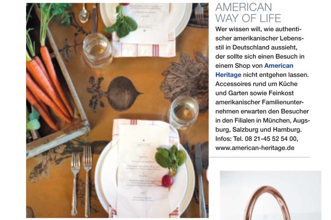 Ideen für den gedeckten Tisch von American Heritage