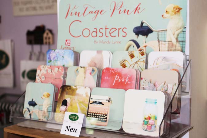 Vintage Pink Coasters - Untersetzer