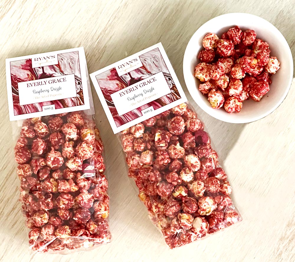 Everly Grace Popcorn - Raspberry Drizzle 100 g 